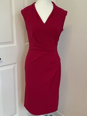 🤩 LE CHATEAU Bright Pink Cocktail Party Dress - size S